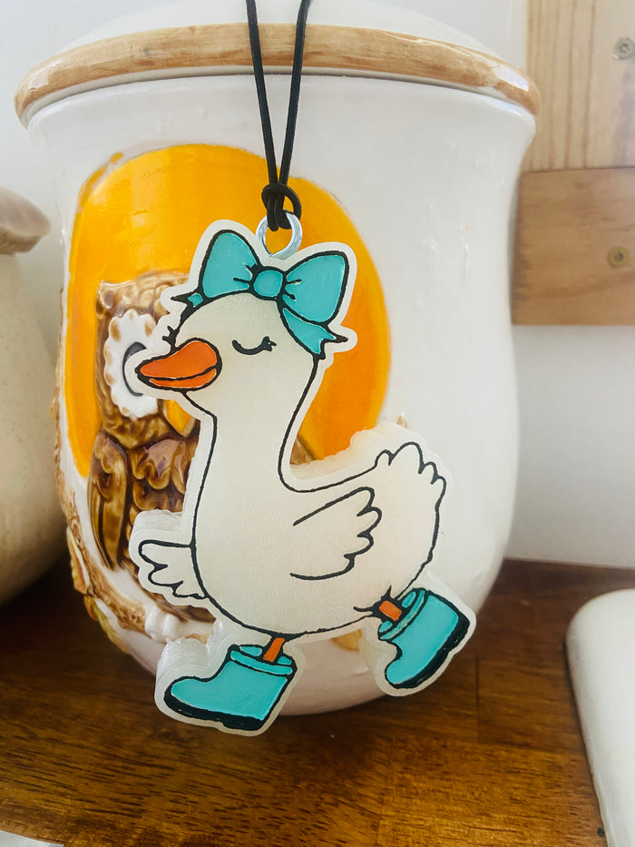 Silly Goose Car Freshie *Aqua - Deer Creek Mercantile