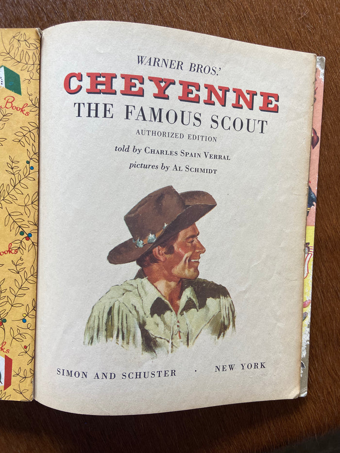 Vintage Little Golden Book Warner Bros. Cheyenne Western First Edition Letter A - Deer Creek Mercantile