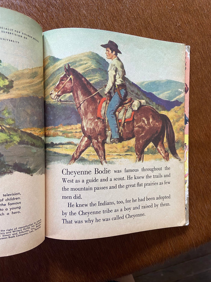Vintage Little Golden Book Warner Bros. Cheyenne Western First Edition Letter A - Deer Creek Mercantile