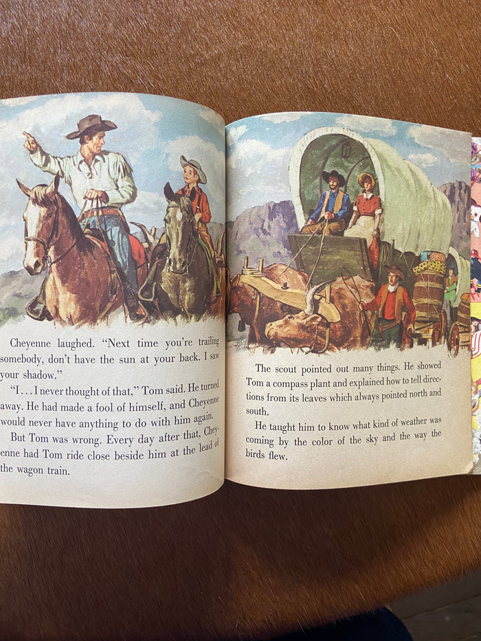 Vintage Little Golden Book Warner Bros. Cheyenne Western First Edition Letter A - Deer Creek Mercantile