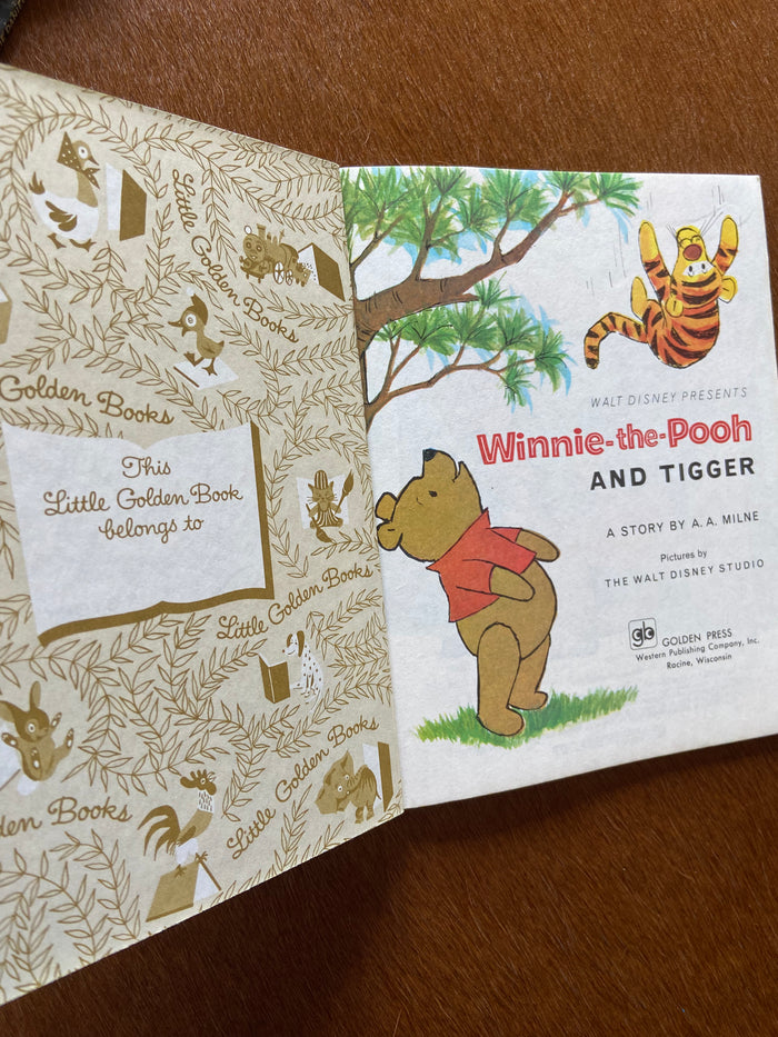 Vintage Little Golden Book Winnie The Pooh & Tigger 1978 - Deer Creek Mercantile