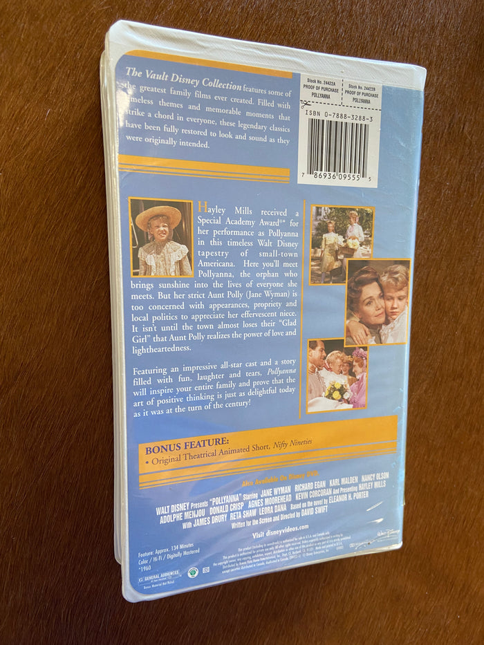 Vintage Pollyanna VHS - Deer Creek Mercantile