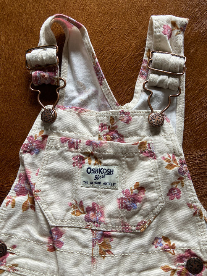 Vintage Floral Oshkosh Overalls *18 Months - Deer Creek Mercantile