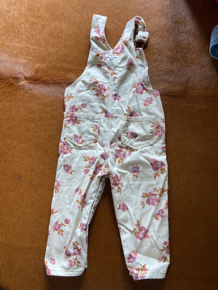 Vintage Floral Oshkosh Overalls *18 Months - Deer Creek Mercantile