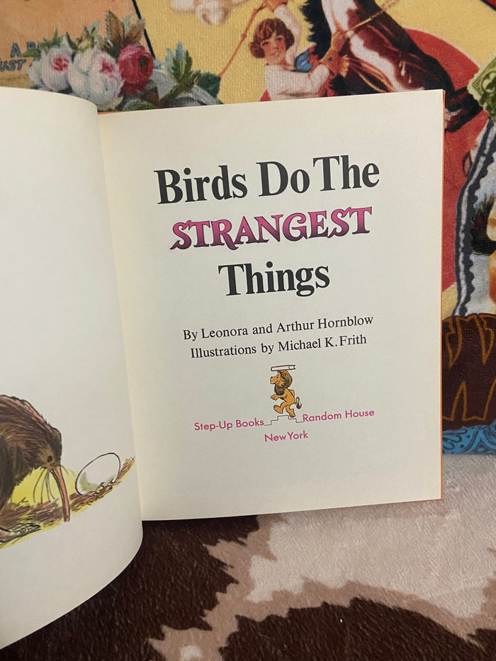 Vintage Birds Do The Strangest Things 1965 Book - Deer Creek Mercantile