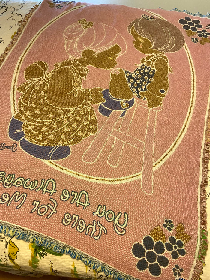 Vintage Precious Moments SamB You Are Always There For Me Tapestry Blanket - Deer Creek Mercantile
