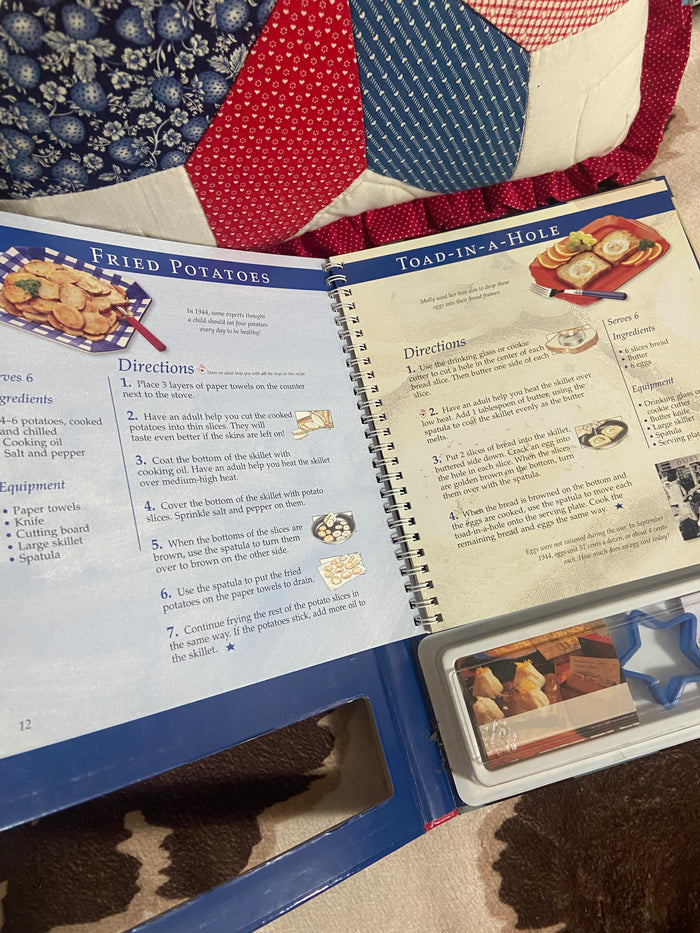 Vintage American Girl Molly's Cooking Studio Cookbook - Deer Creek Mercantile