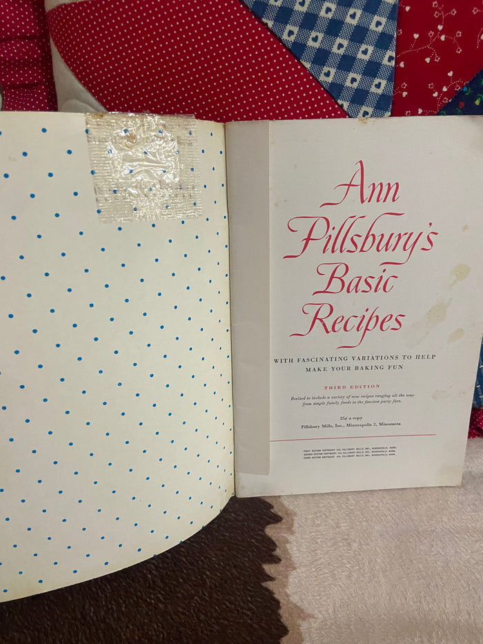 Vintage Baking Is Fun! Ann Pilsbury Cookbook, 1948 - Deer Creek Mercantile