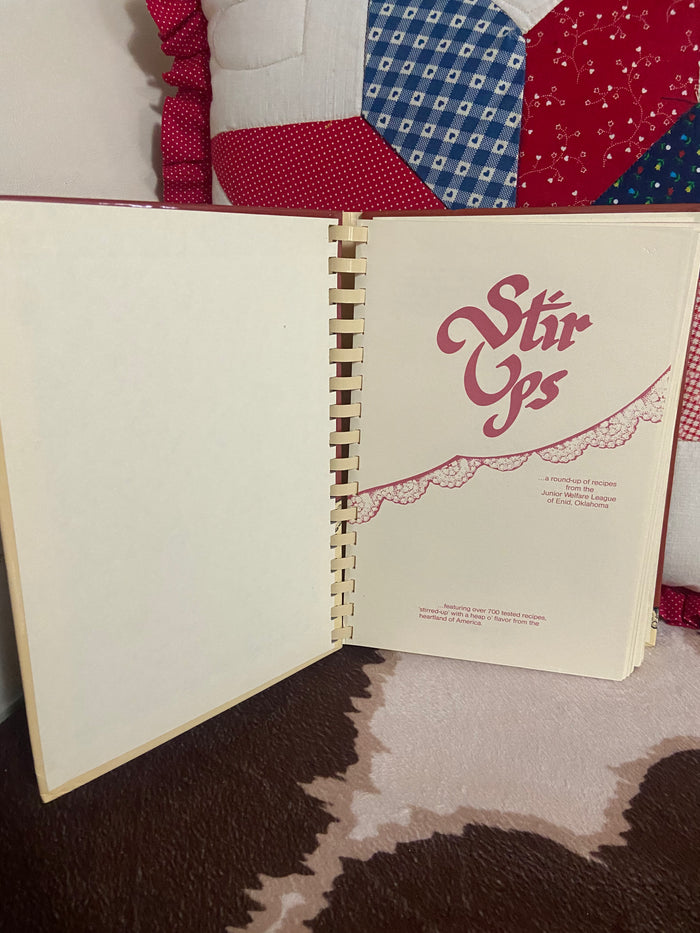 Vintage Stir Ups Enid, OK Cookbook, 1982 - Deer Creek Mercantile