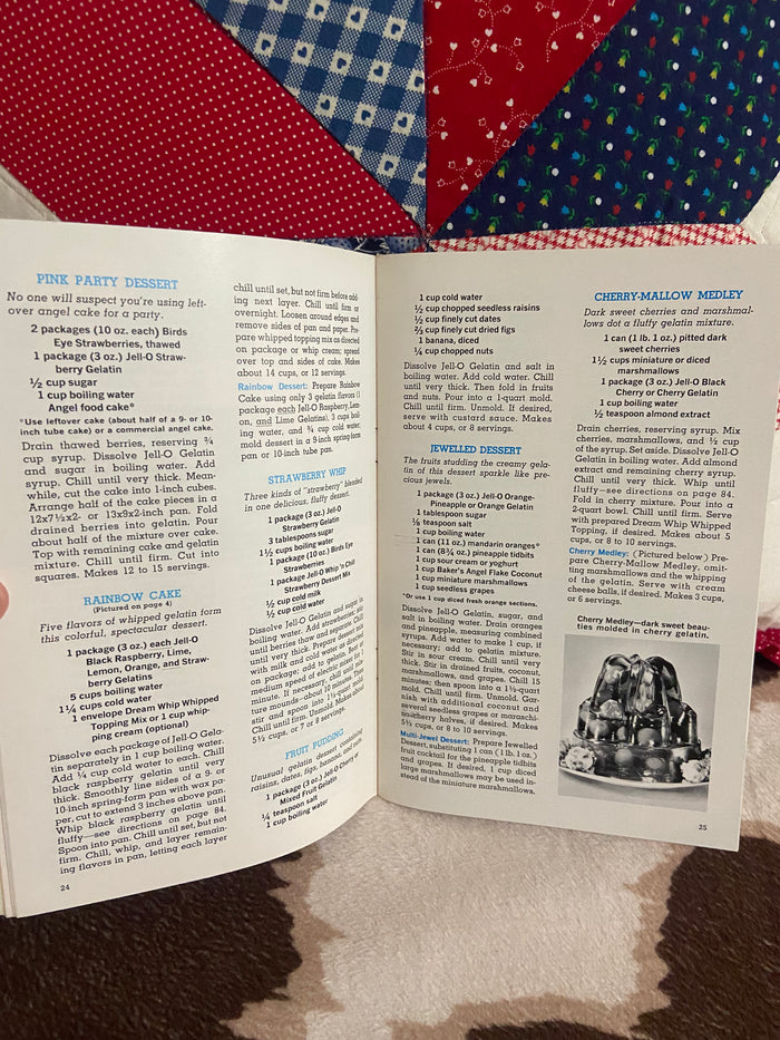 Vintage Joys Of Jello Cookbook, 1960s - Deer Creek Mercantile