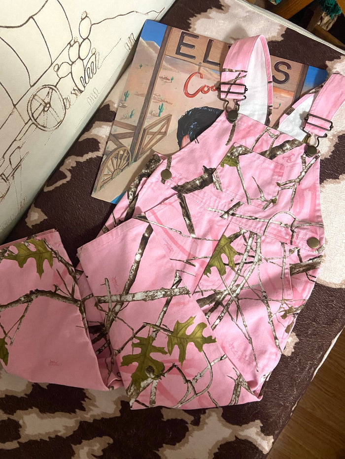 Pre-Loved True Timber Pink Camo Toddler Girls Overalls *4T - Deer Creek Mercantile