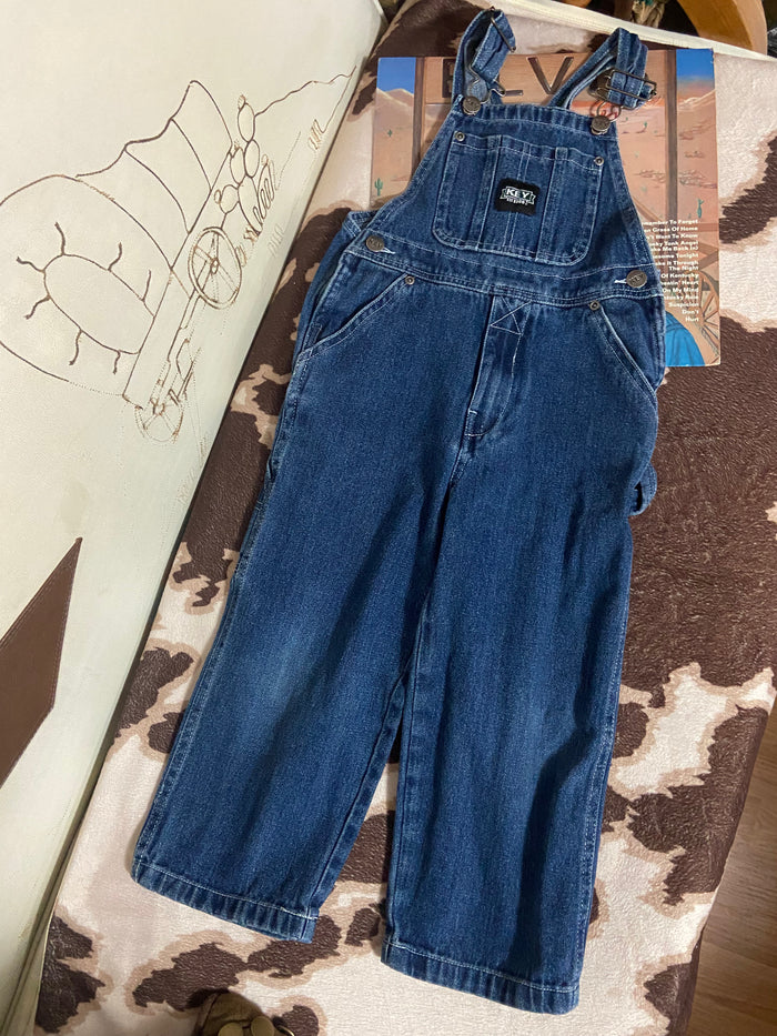 Vintage Key Denim Overalls, Size 4T - Deer Creek Mercantile