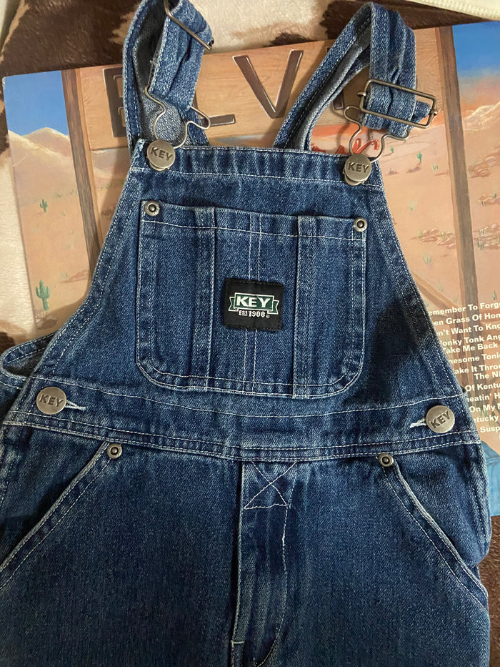 Vintage Key Denim Overalls, Size 4T - Deer Creek Mercantile