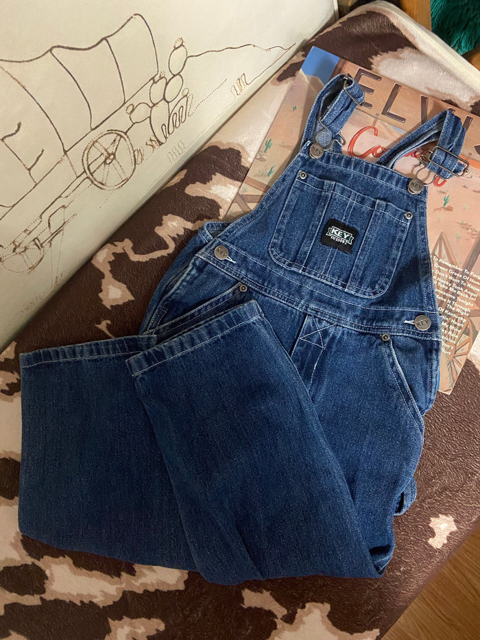 Vintage Key Denim Overalls, Size 4T - Deer Creek Mercantile
