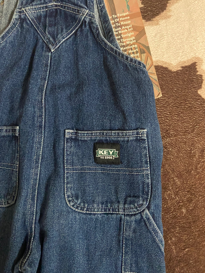 Vintage Key Denim Overalls, Size 4T - Deer Creek Mercantile