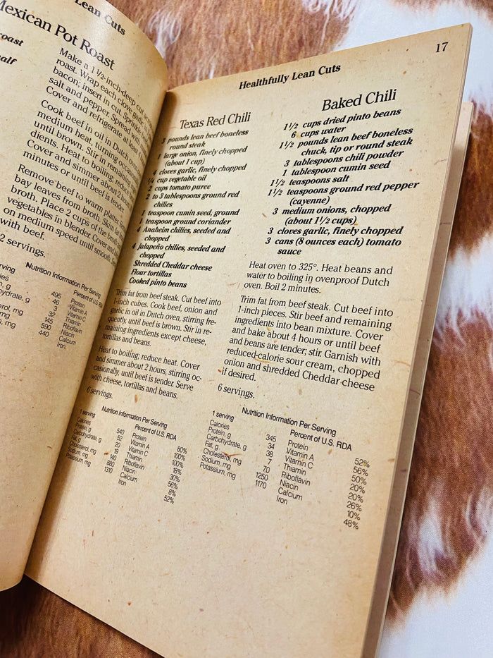 Vintage Betty Crocker Grocery Store Recipe Booklet Cookbook, Great Tasting Beef 1991 - Deer Creek Mercantile