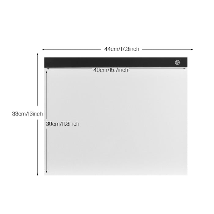 A3 Large-Size LED Light Box/Pad For Tracing/Diamond Art etc