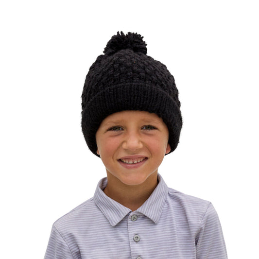 Abby Beanie - an Adorable Handknit Pom Beanie