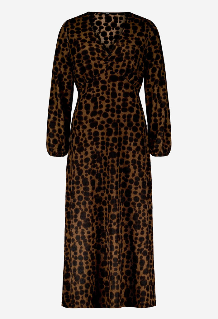 Abstract Print Maxi Dress
