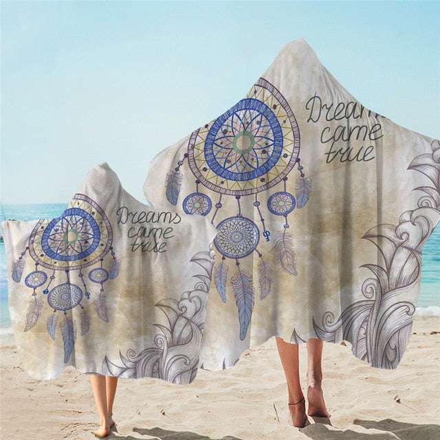 Adults & Kids Dreamcatcher Hooded Microfiber Towels