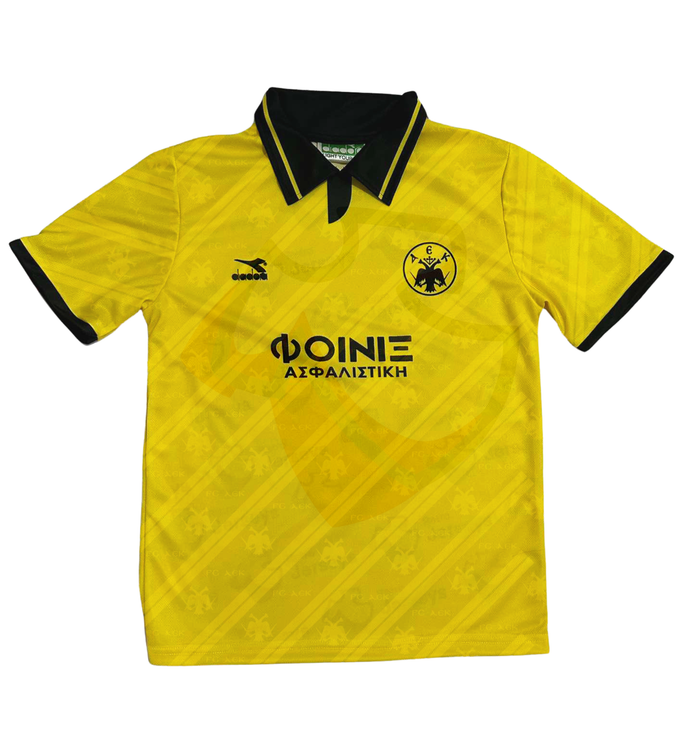 AEK Athens Shirt 1991-1992 Cup - Retro Jerseys, φανέλα αεκ