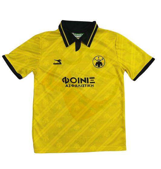 AEK Athens Shirt 1991-1992 Cup - Retro Jerseys, φανέλα αεκ