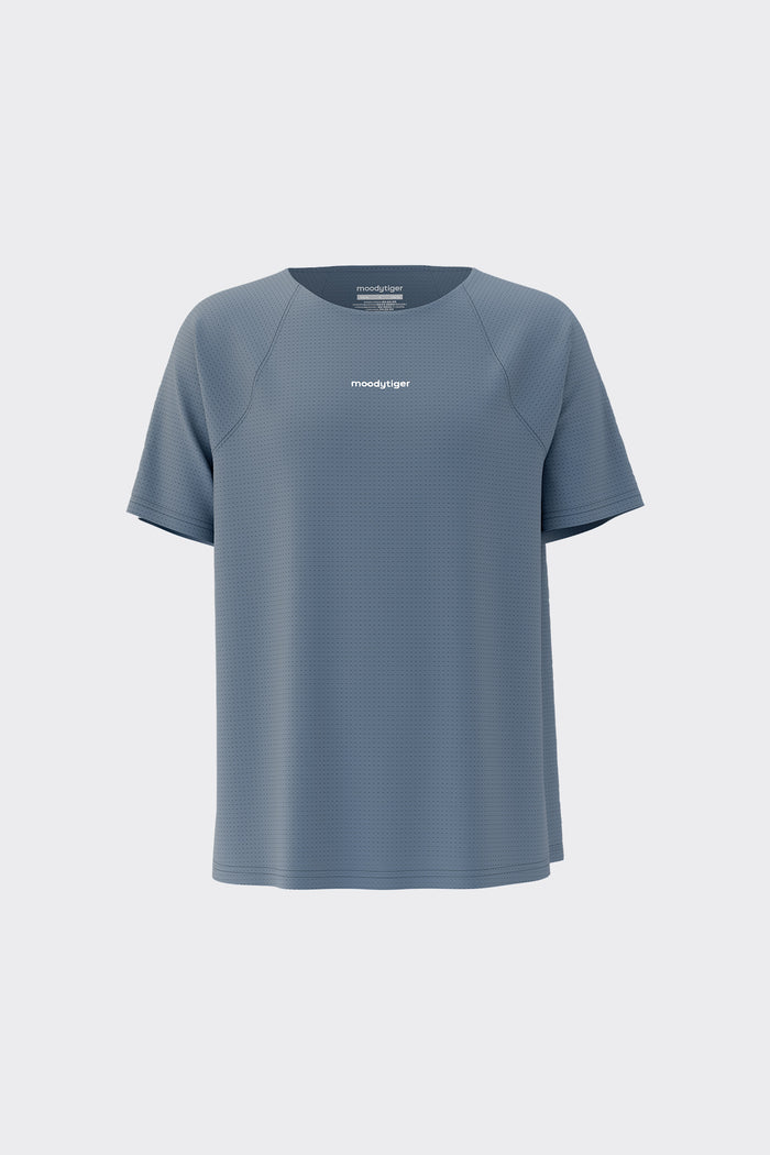 Air Supply Short Sleeve Tee **China Blue**