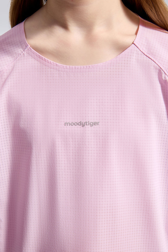 Air Supply Color Blocking Sports Tee **Pink Diamond**