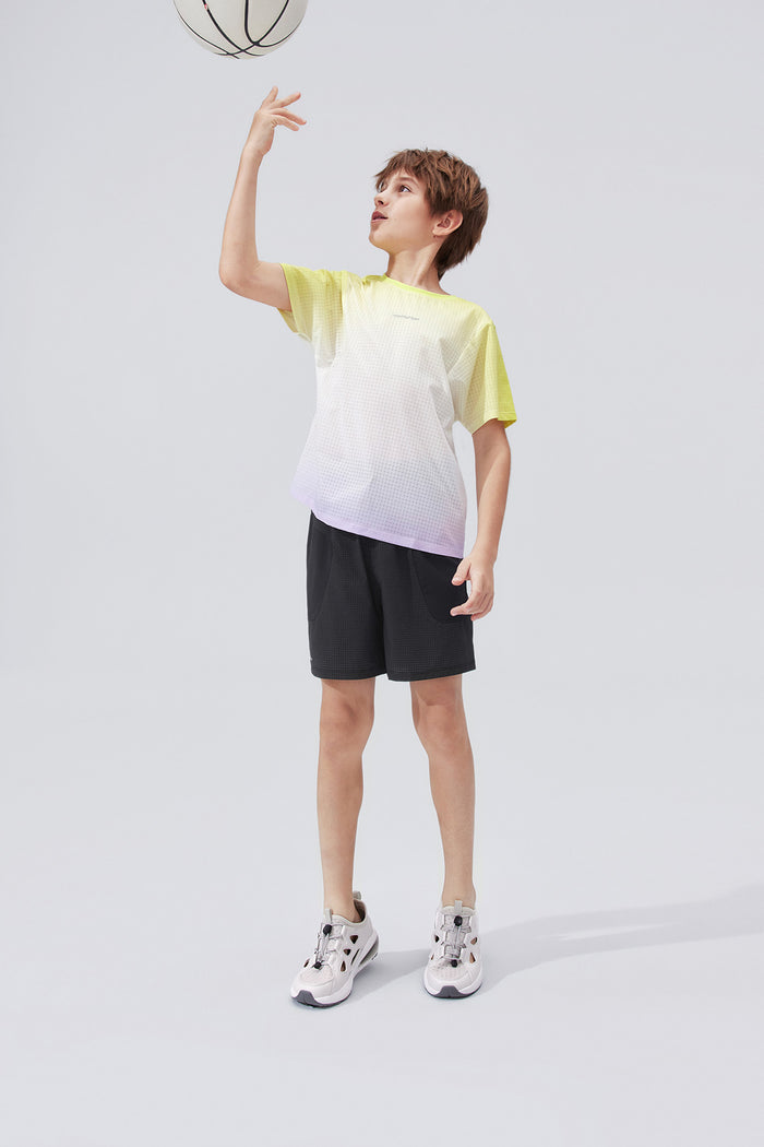 Air Supply Gradient Short Sleeve **Spectrum Purple Yellow**