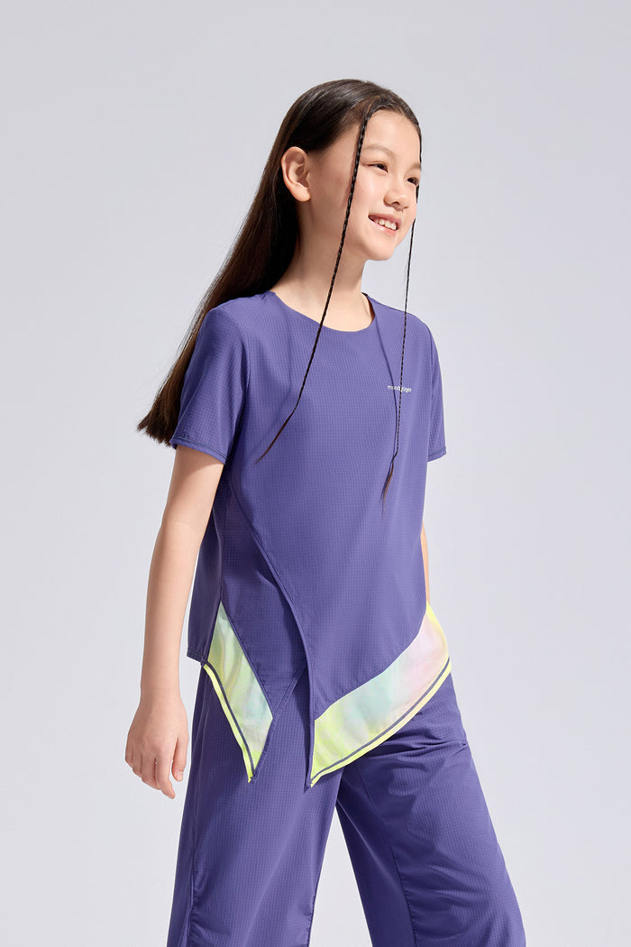 Air Supply Side Tie Short Sleeve Tee **Future Dusk**