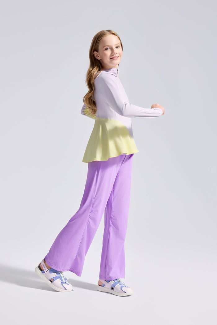 Air Supply Wide Leg Pants **Whelan Purple**