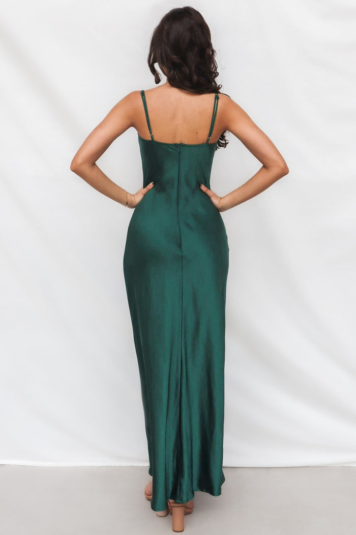 Alder Maxi Dress - Emerald - Runway Goddess