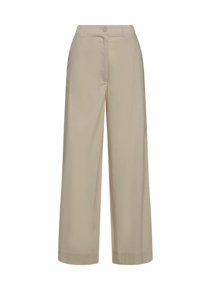 Pants APOELLA Alexa Poplin Pants Beige Apoella