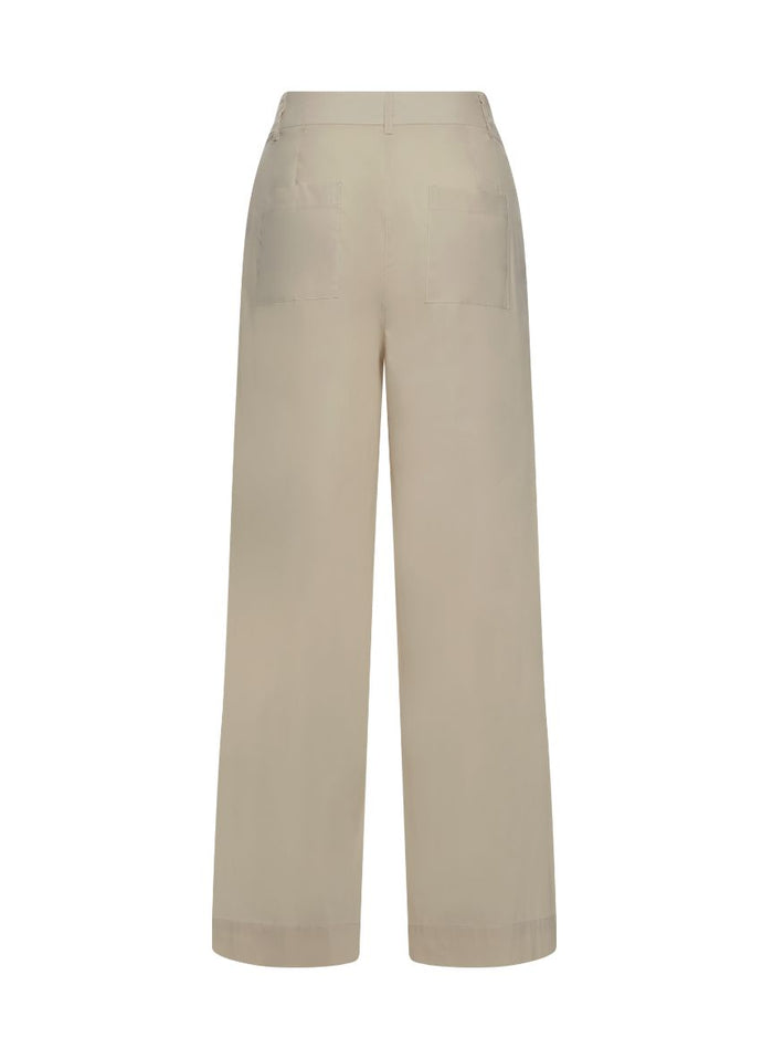 Pants APOELLA Alexa Poplin Pants Beige Apoella