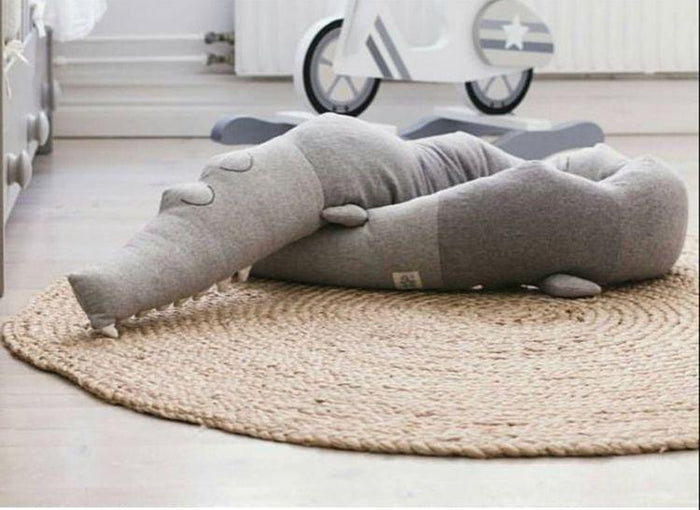 ALL 4 KIDS 185cm Alligator Baby Cot Bumper Flush Toy
