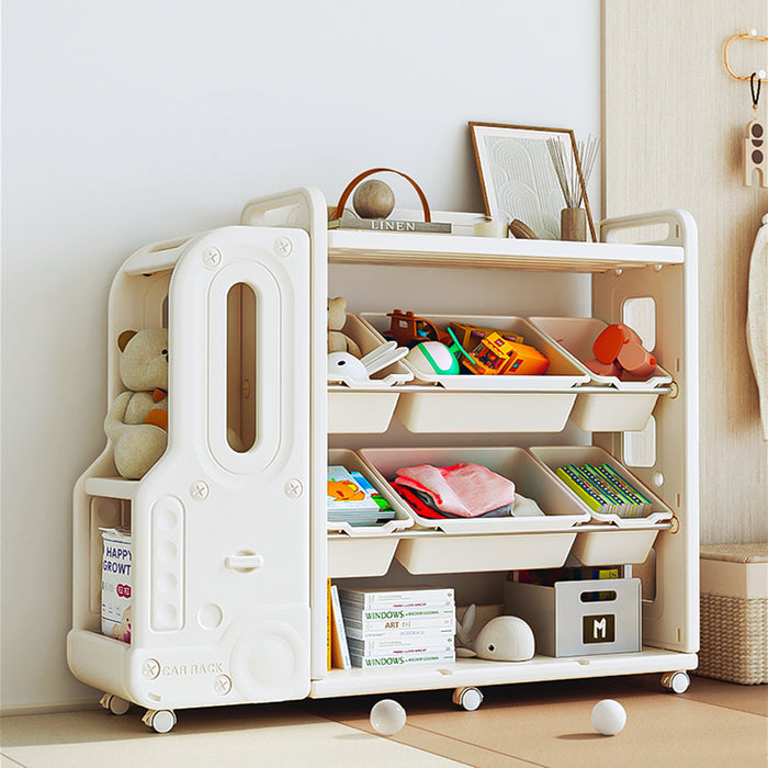 All 4 Kids Caroline Bus Bookcase Storage Unit