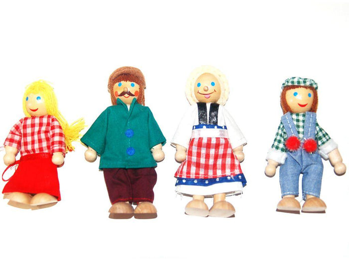 All 4 Kids My Happy Family 4 Miniture Doll