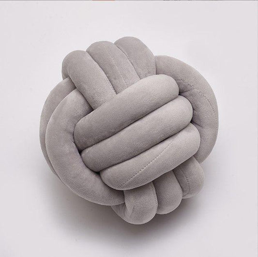 ALL 4 KIDS Nordic Style Soft Velour Knot Ball - Grey