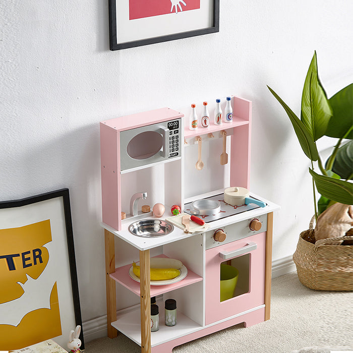 ALL 4 KIDS Peyton Pink Pretend Play Kitchen