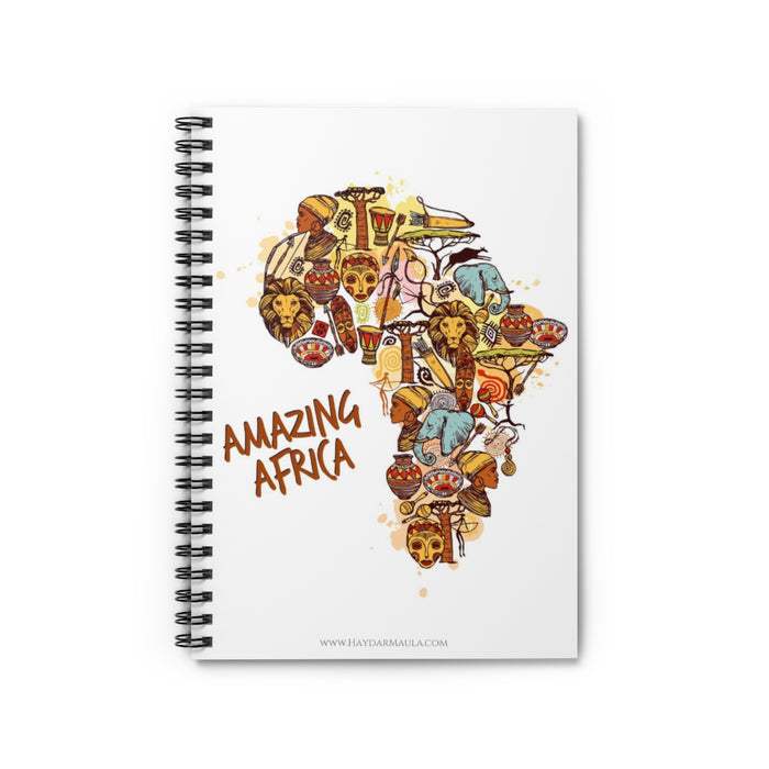 Amazing Africa - Spiral Notebook Ruled Line