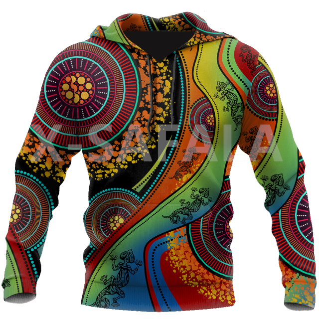 Amazing Indigenous Art Printed 3D Hoodies