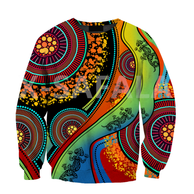 Amazing Indigenous Art Printed 3D Hoodies