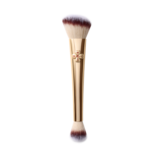 Brocha doble Hourglass Ambient Lighting Edit Brush II diseño Wish con charm de trébol #diseño_HG Wish