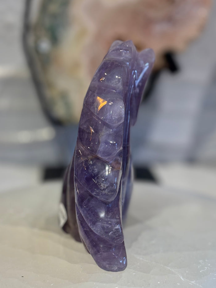 Amethyst Horse Figurine