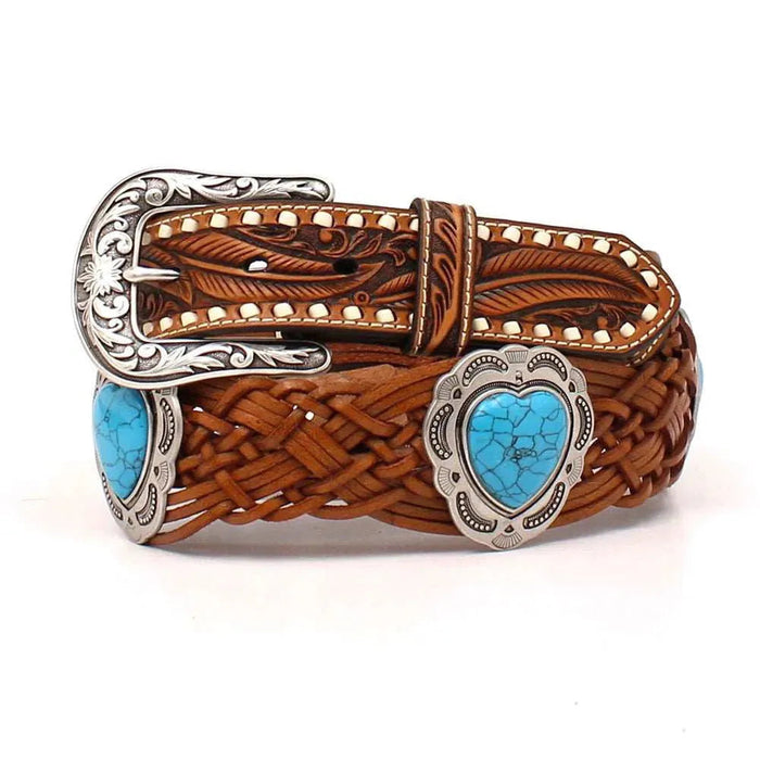 Angel Ranch Braided Heart- Womans Belt - Hatcountry