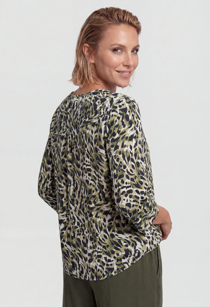 Animal Print Blouse