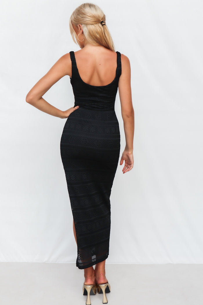 Annabelle Maxi Dress - Black - Runway Goddess