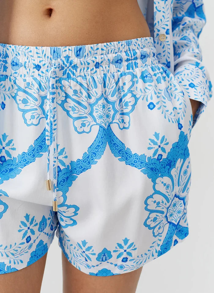Shorts Melissa Odabash Annie Drawstring Waist Shorts Florian Apoella