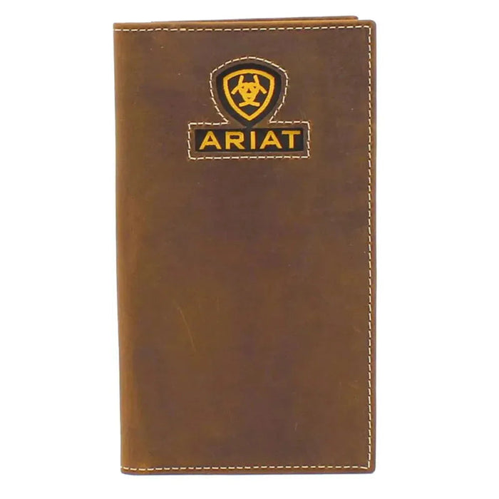 Ariat Brown Ribbon Logo - Mens Rodeo Wallet - Hatcountry
