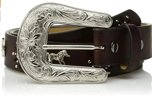 Ariat Girls Horse and Horseshoe - Children's Belt - Hatcountry